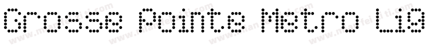 Grosse Pointe Metro Light Reg字体转换